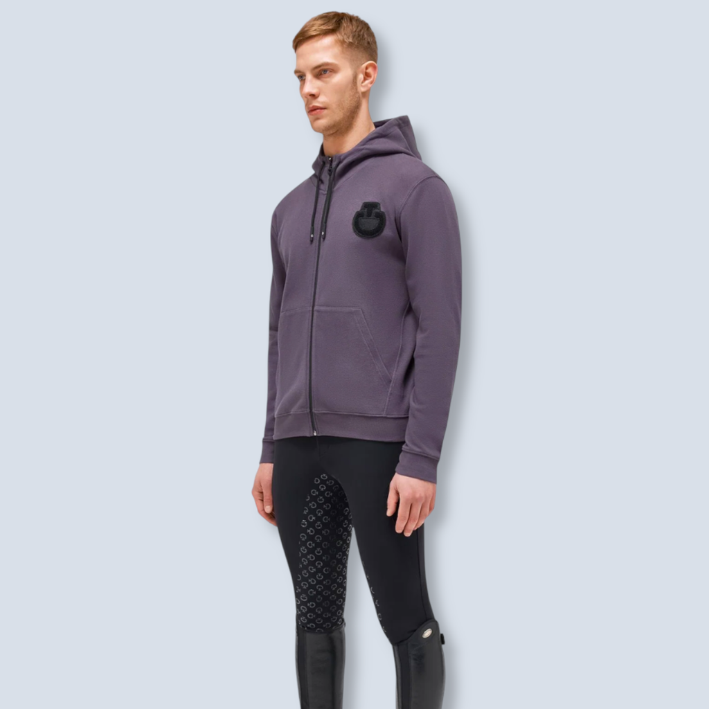 CT Patch Full Zip Hoodie Men - Cavalleria