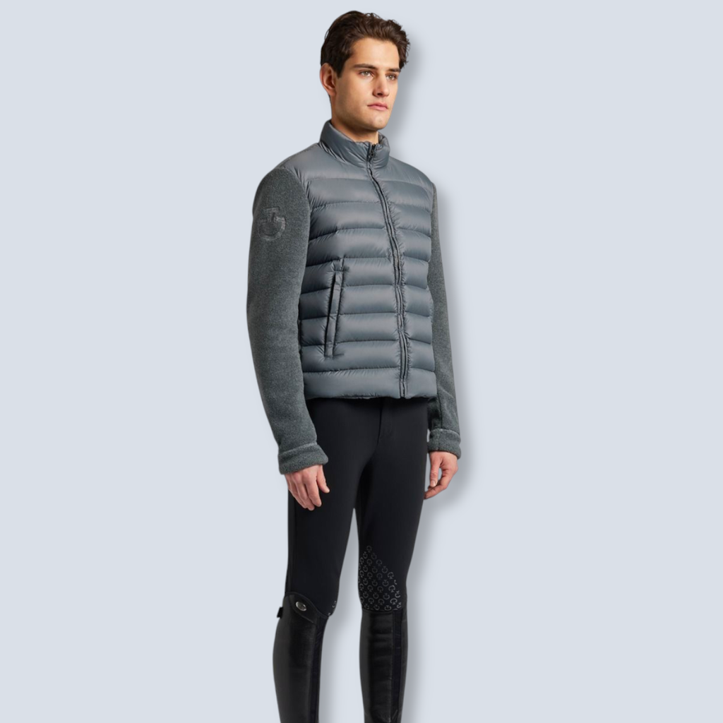 CT NYLON QUILTED + FLEECE ZIP UP JACKET 