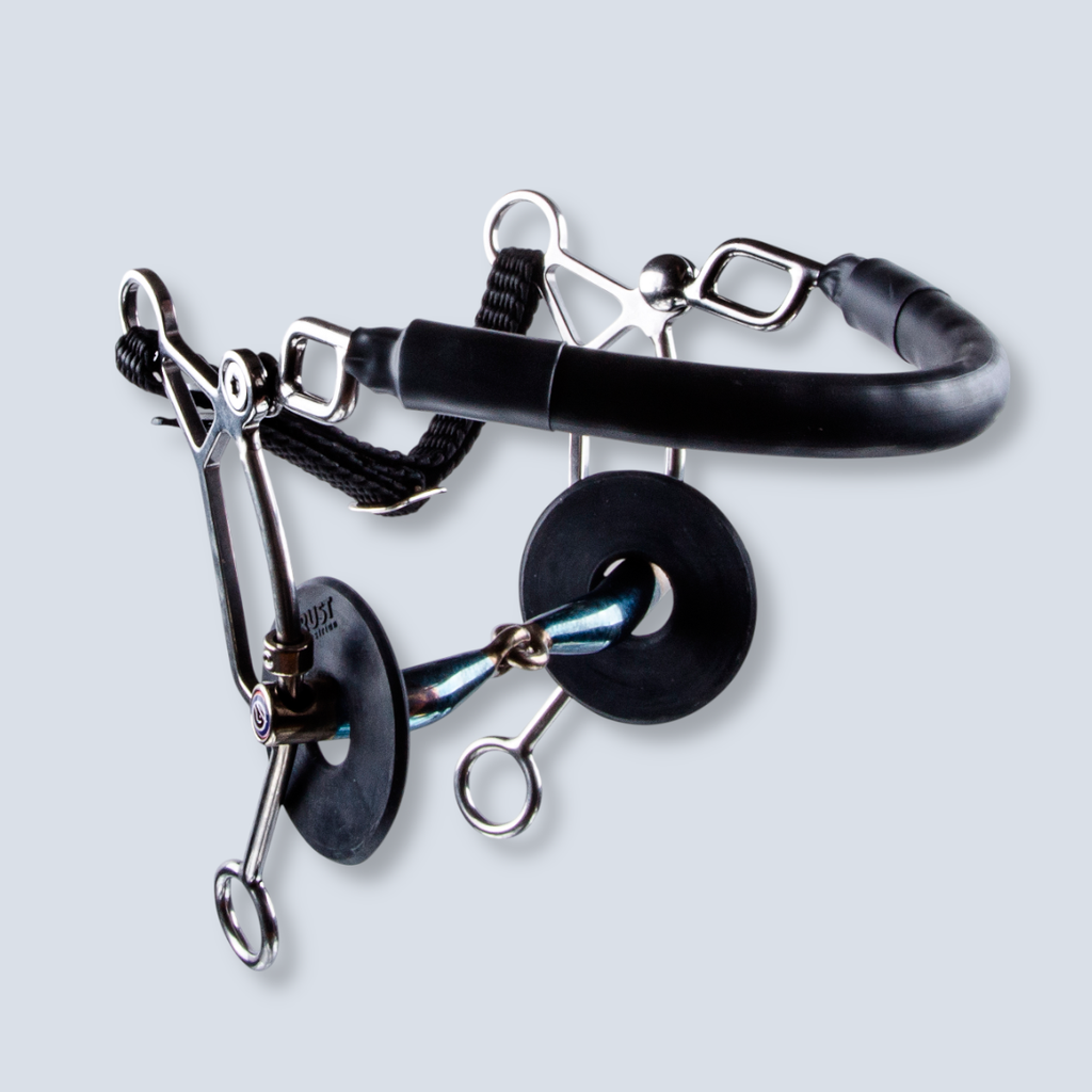Trust Sweet Iron Hackamore Combi Long Jointed 