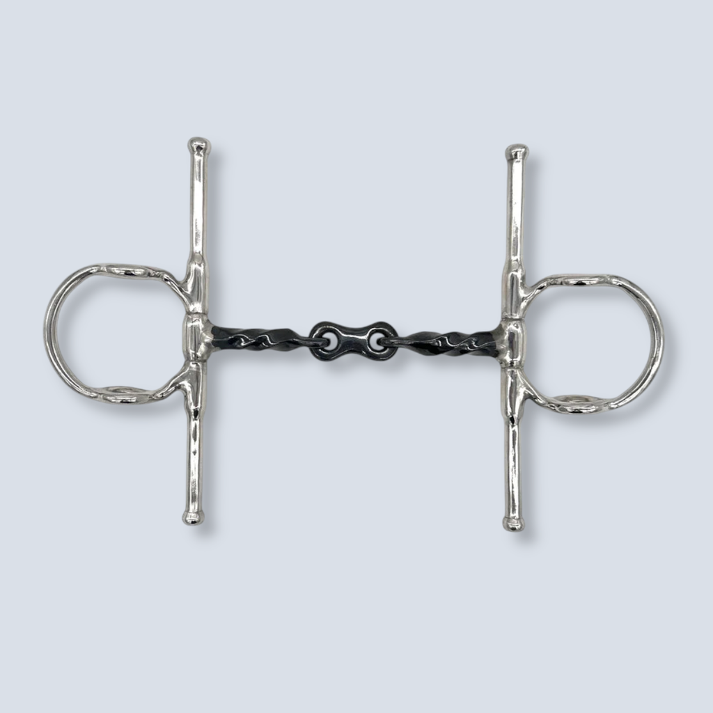 TWISTED SWEET IRON DOUBLE JOINTED NELSON GAG BIT 