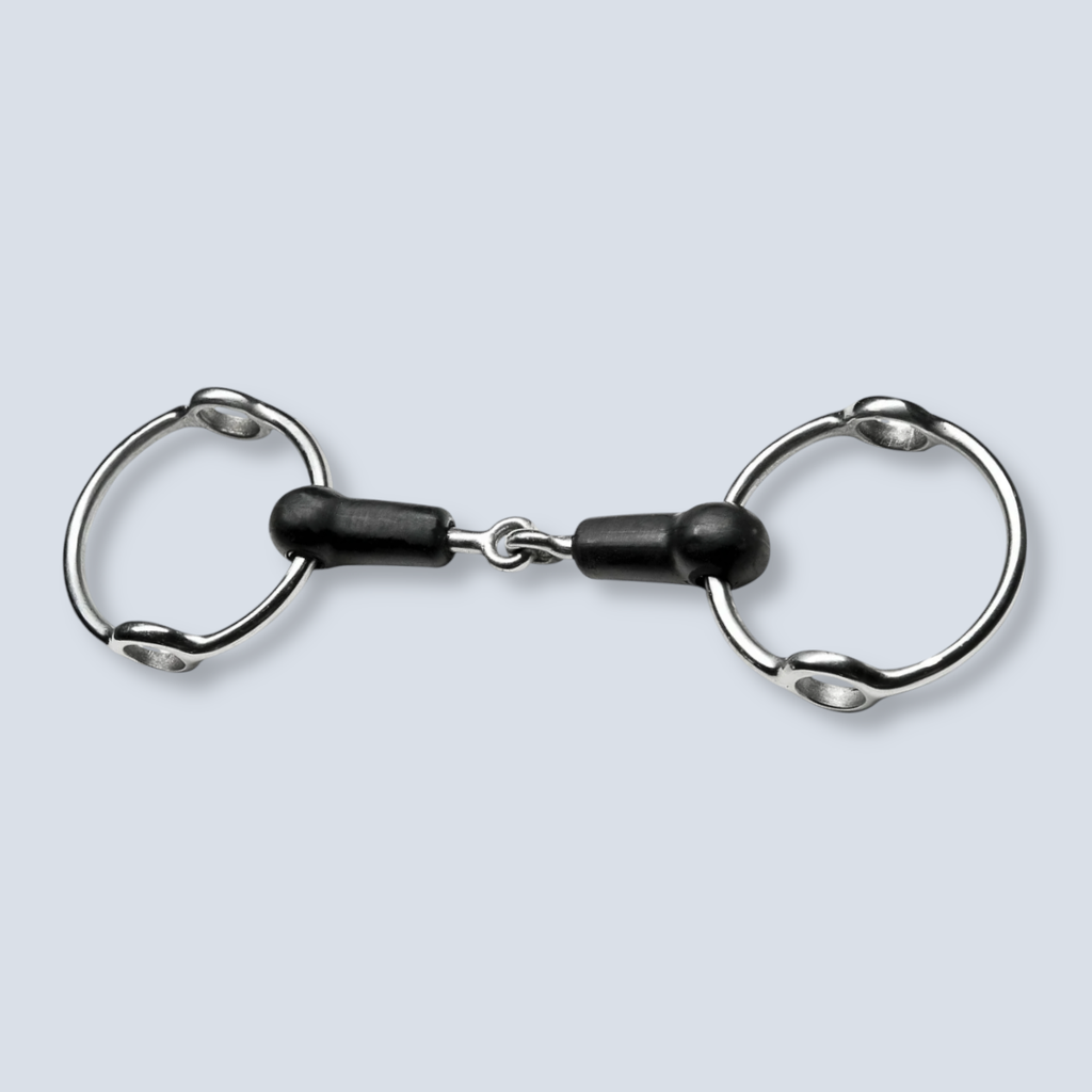 Single Joint Rubber Fixed Gag 
