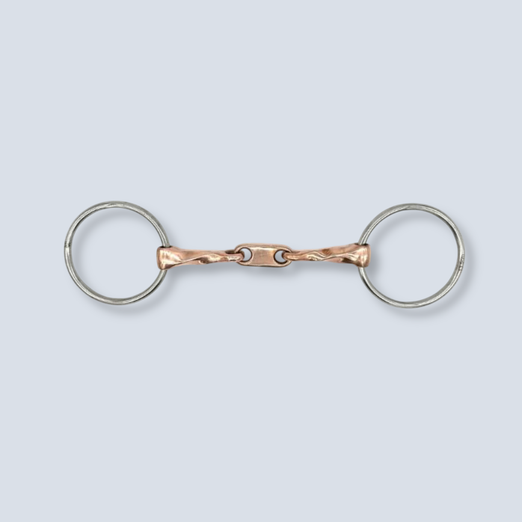 Twisted Copper Loose Ring w/Dr.Bristol Link 