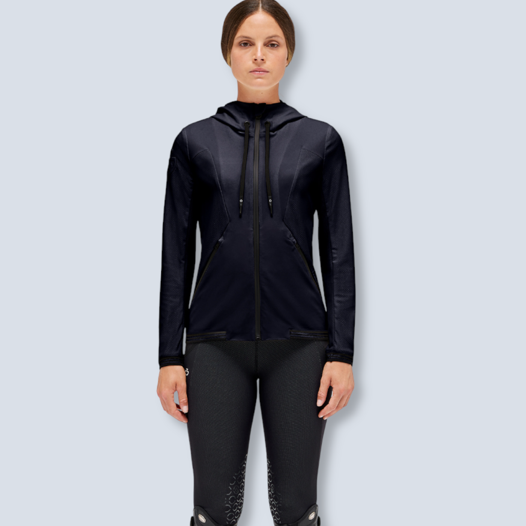 Cavalleria Toscana:Perf Jers Full Zip Jkt 7901 L