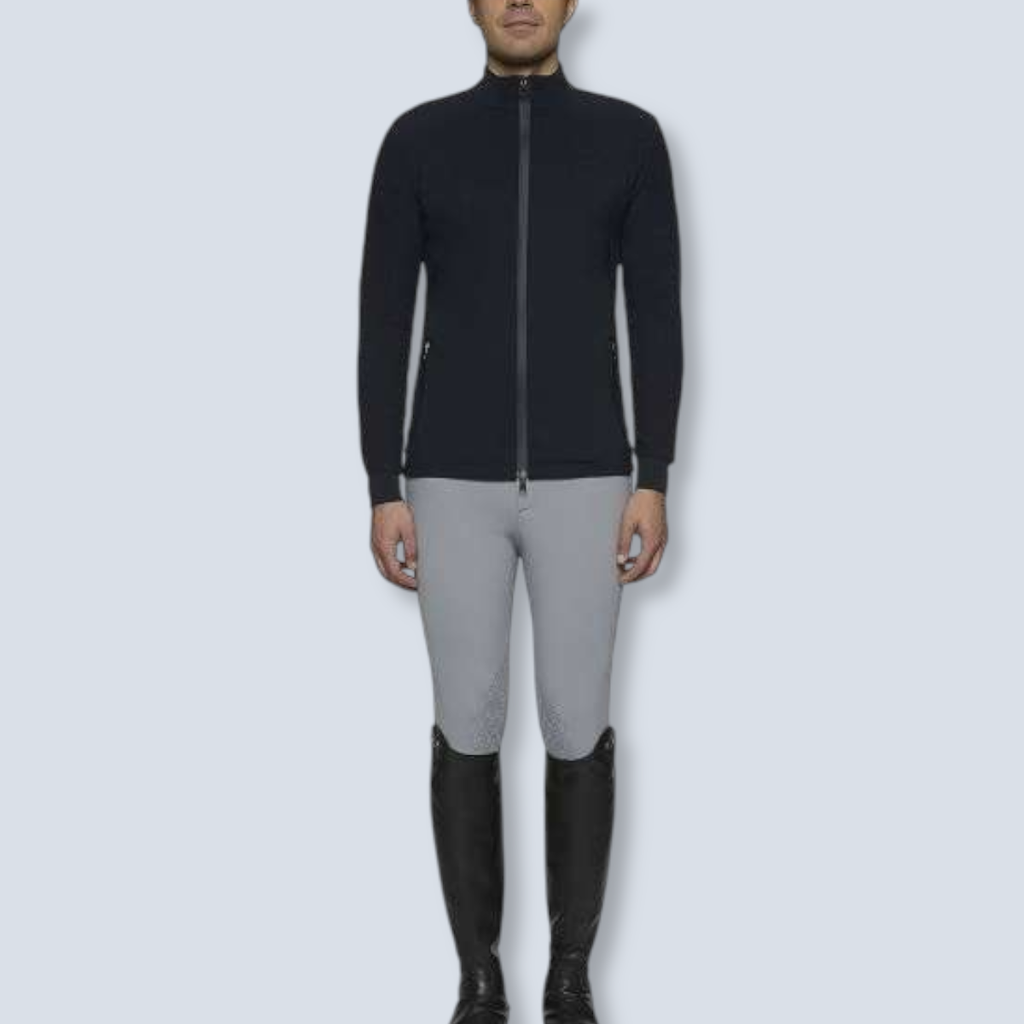 Cavalleria Toscana:Tech Knit Jers Zip Jkt