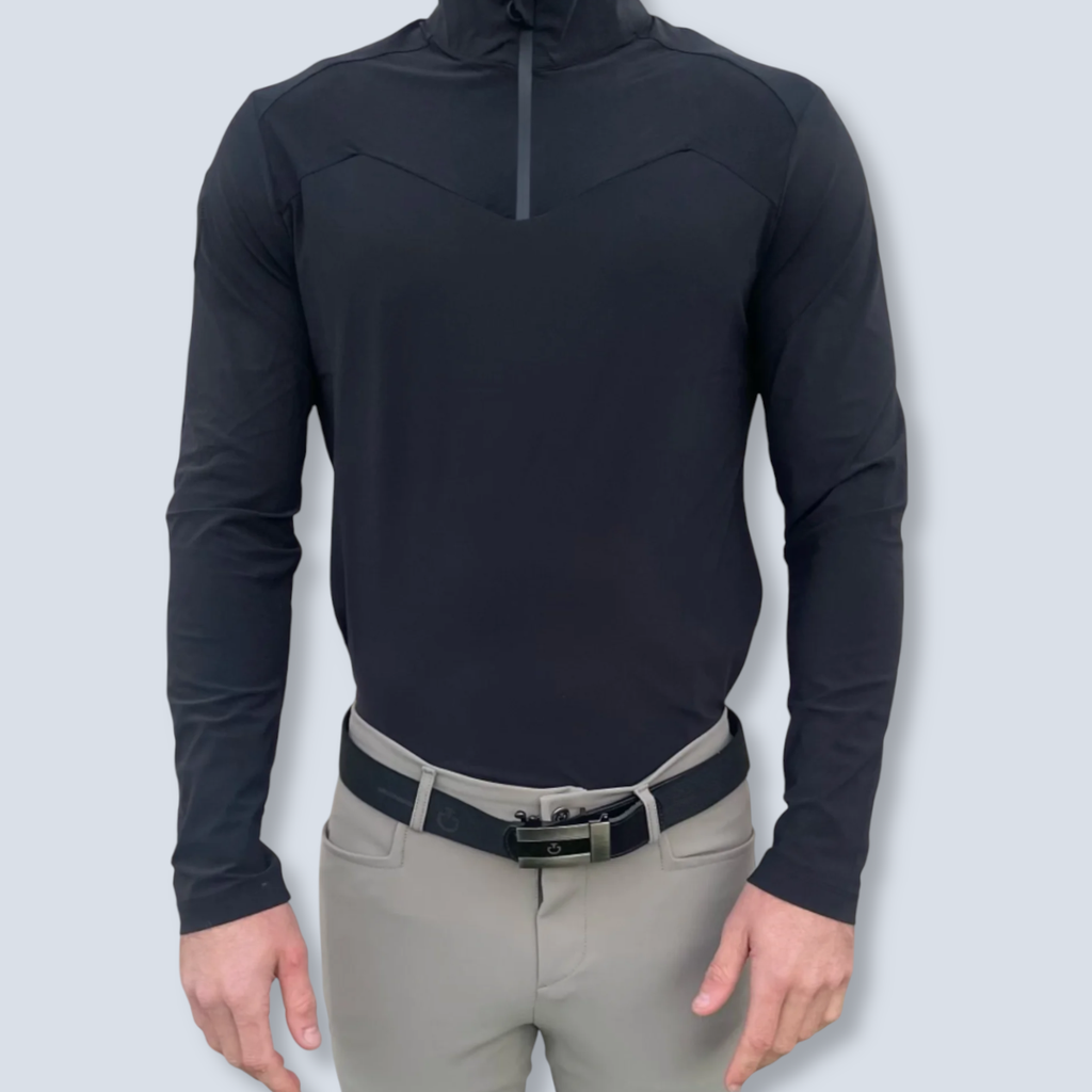 CT Men's Tech Jersey Mock Zip