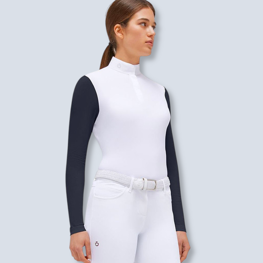 Cavalleria Toscana:CT Jersey Mesh L/S