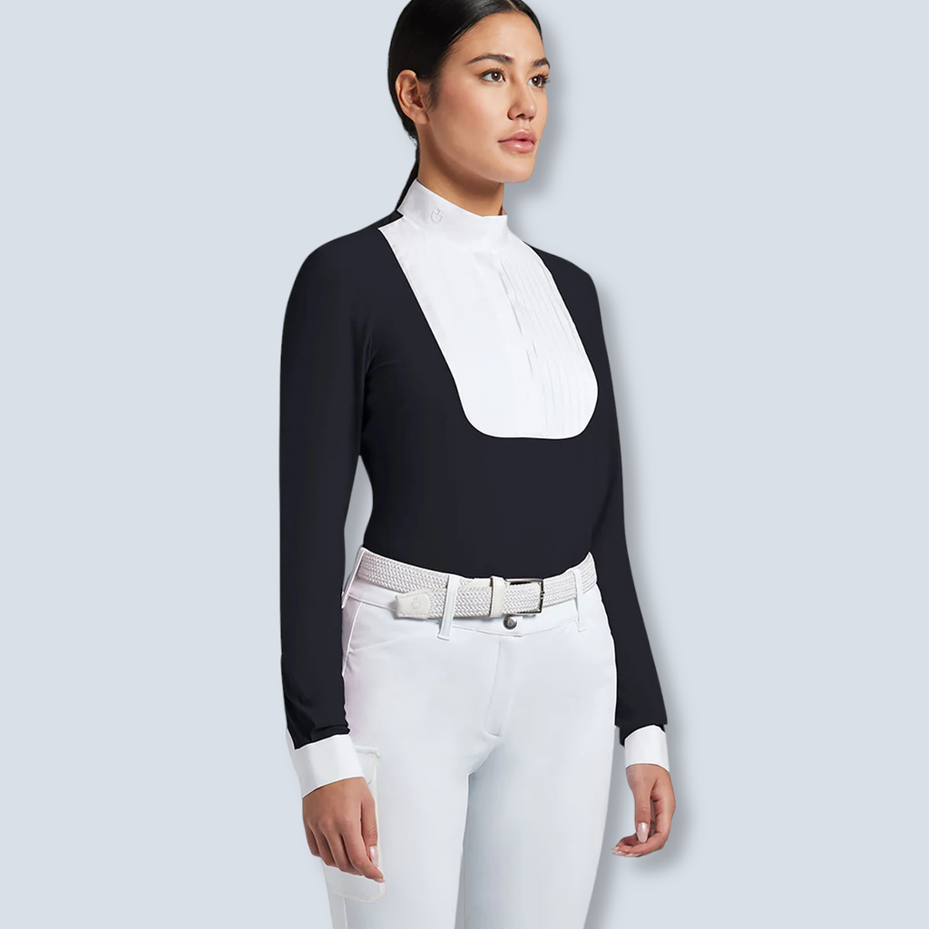Cavalleria Toscana:Revo Pleat Pop Bib L/S 
