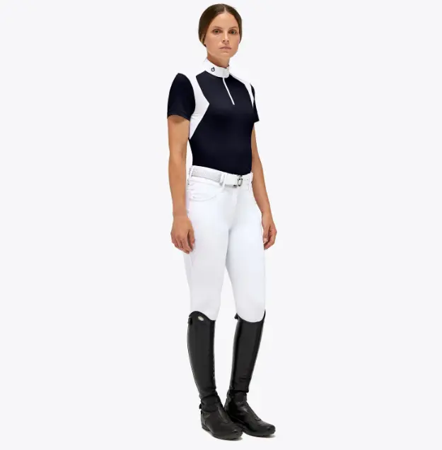 Cavalleria Toscana:Jersey S/S Zip 