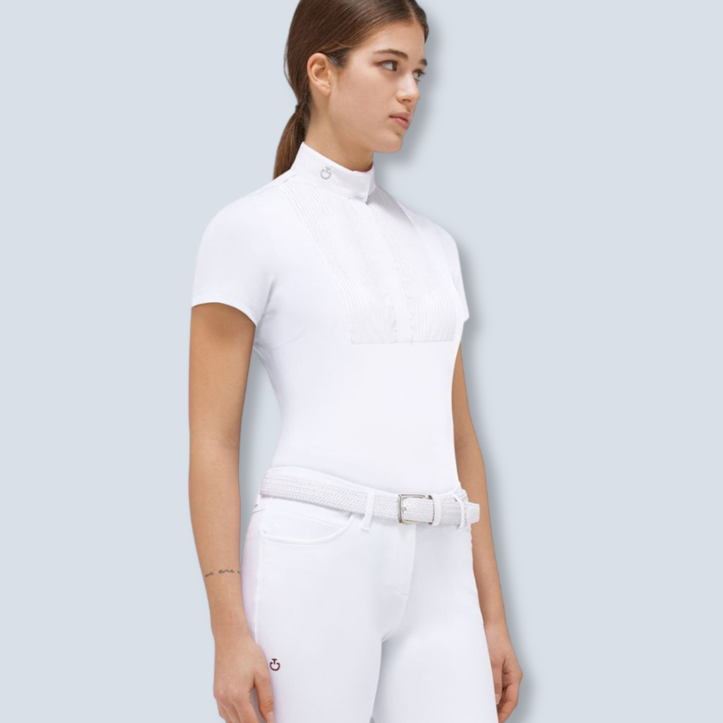 Cavalleria Toscana:Jersey S/S Comp Poplin 