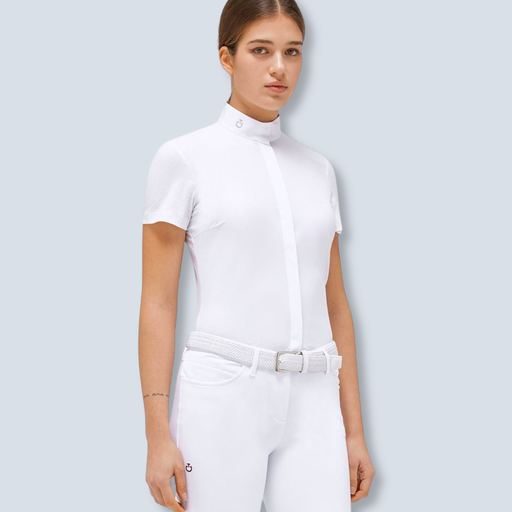 Mini Orbit Flock Printed Jersey S/S Competition Shirt Woman 