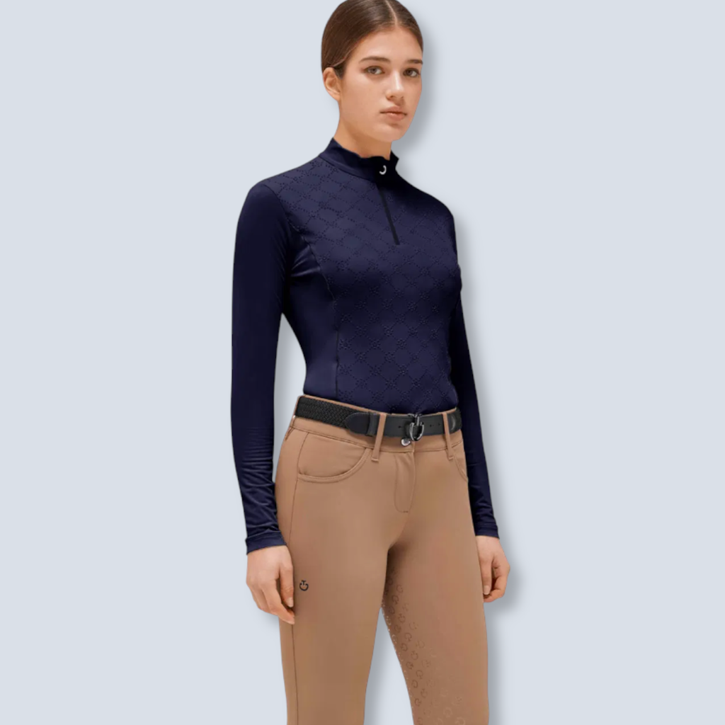 Lightweight Jersey Fleece Half Zip Turtleneck L/S Training 