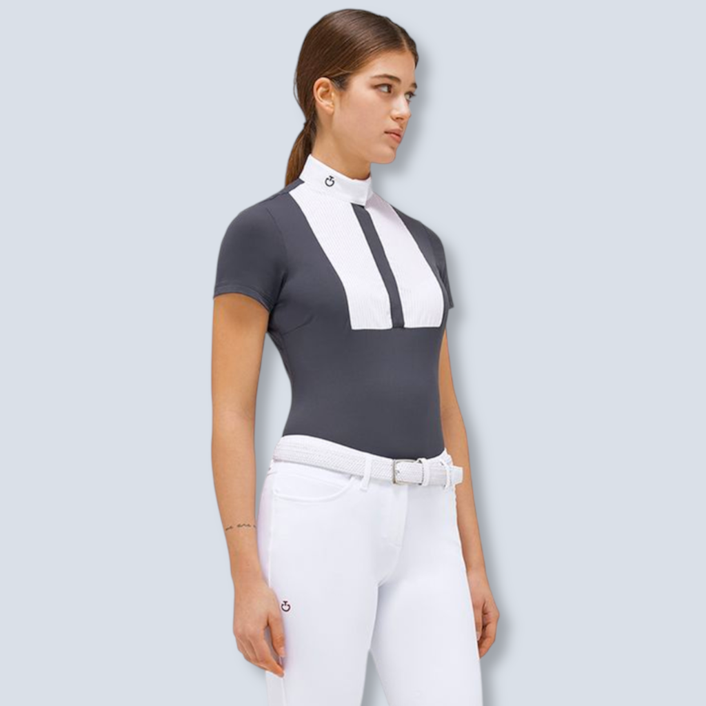 Tech Piquet W/Cotton Pleated Bib S/S Competition 