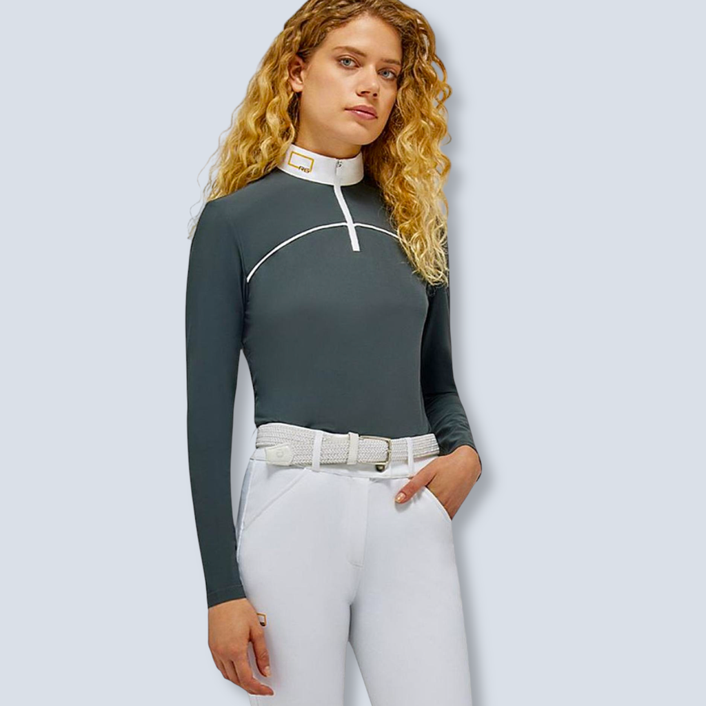 RG Jersey L/S Zip Competition Polo 