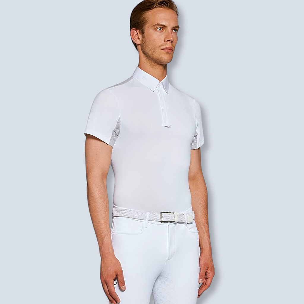Tech Pique S/S Competition Polo W Mesh Insert 