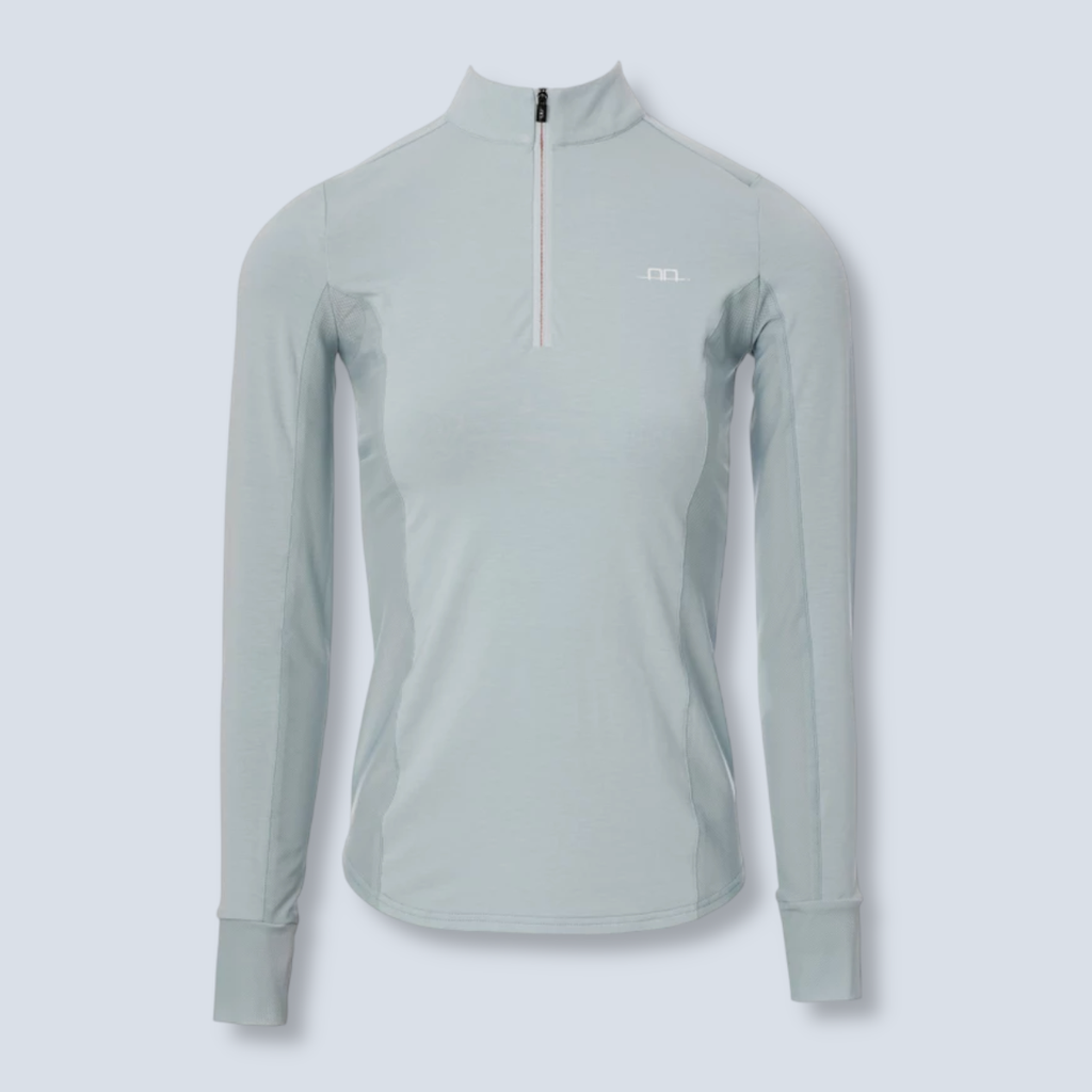 Cleand Cool Haft Zip L/S Top 