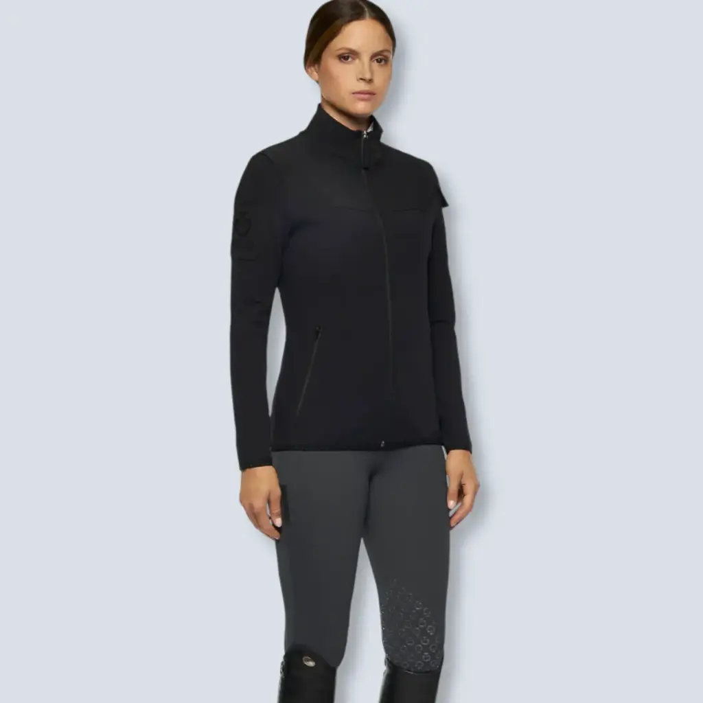 Tech Knit and Jersey Zip Jacket