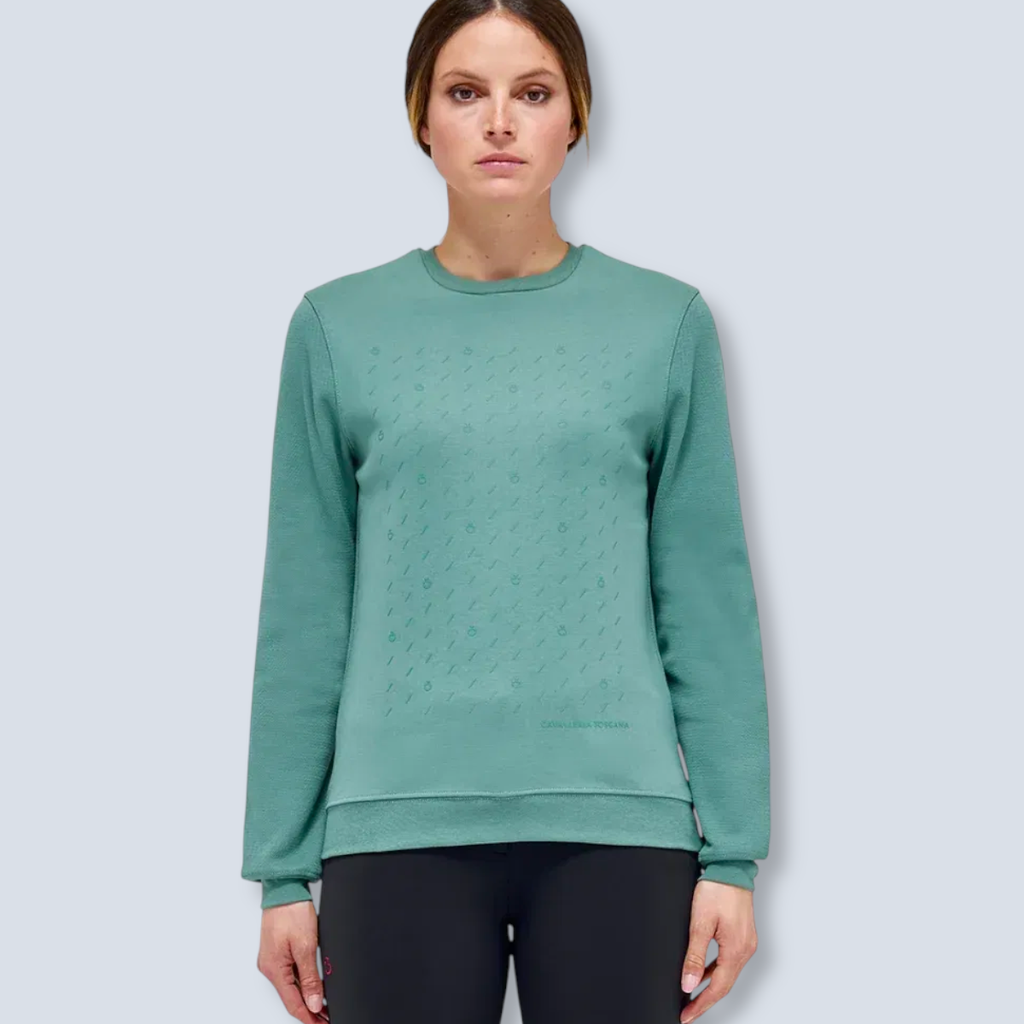 CT Dash Cotton Piqu Crew Neck Sweat Shirt - Cavalleria