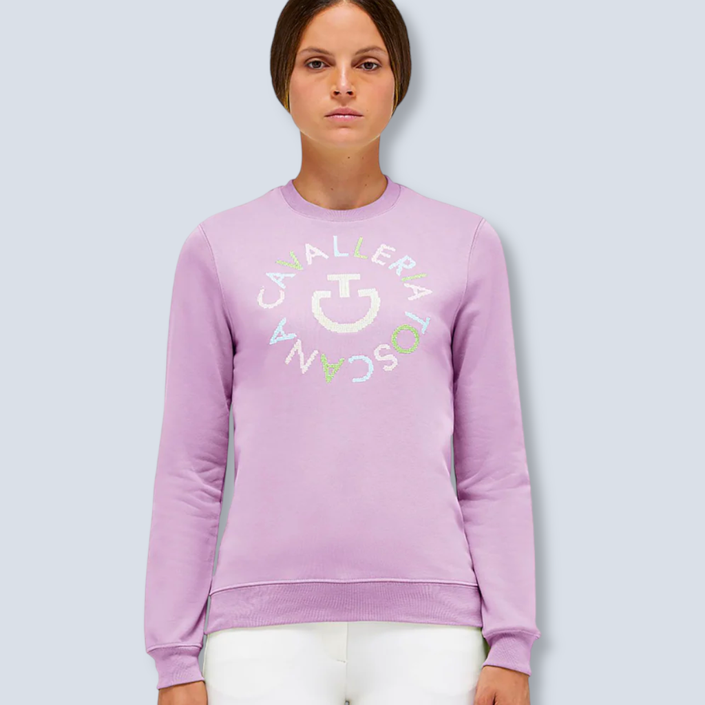 CT PIXEL STITCH ORBIT CREW NECK SWEATSHIRT 