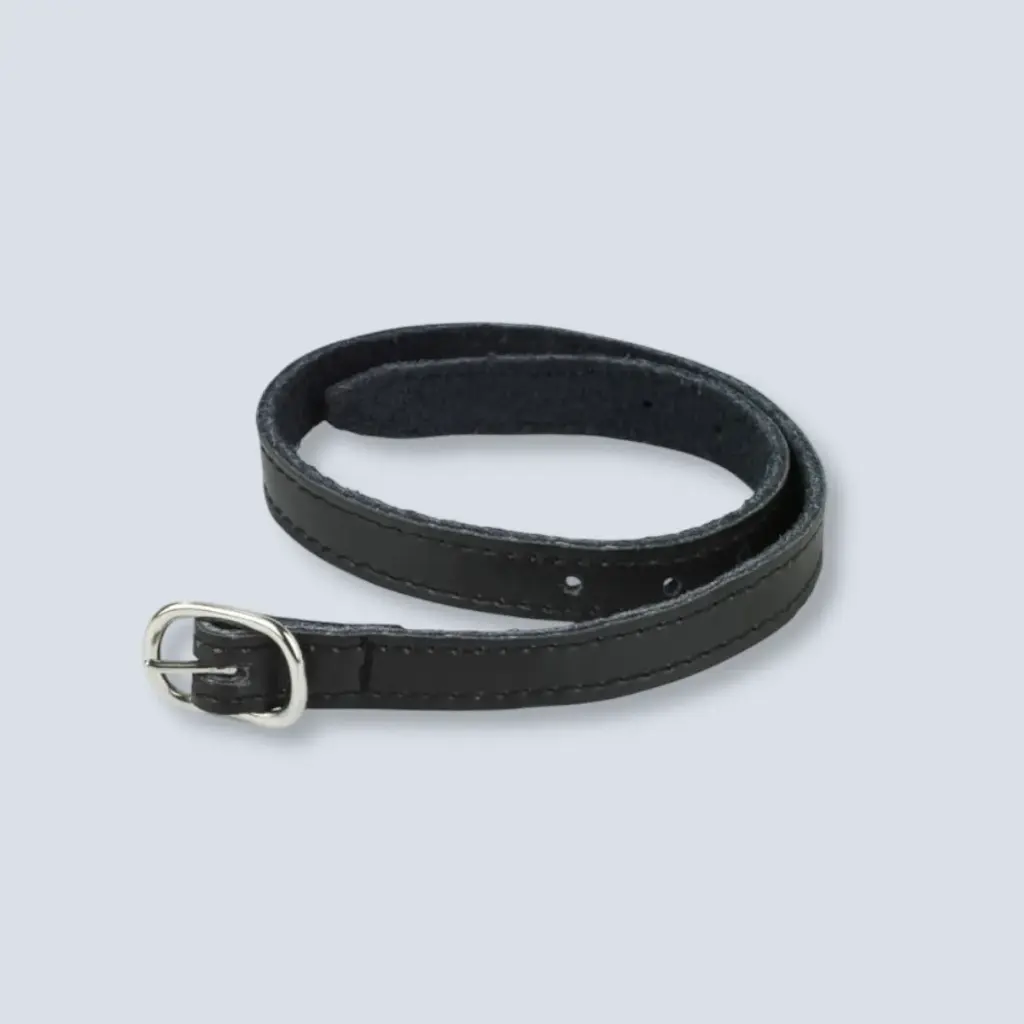 Spurs Strap Black Leather Pr