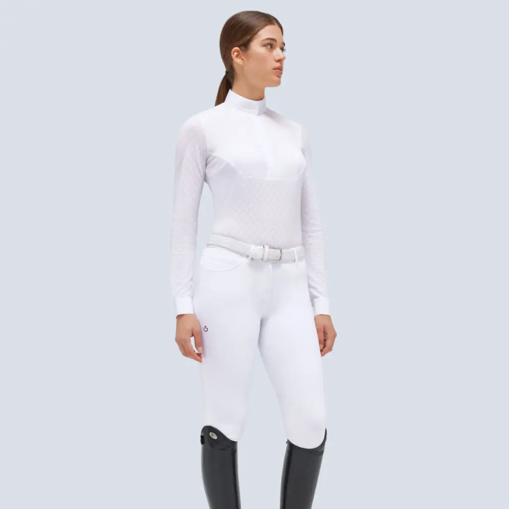 CT Jersey LS Competition Shirt w/sheer back bib