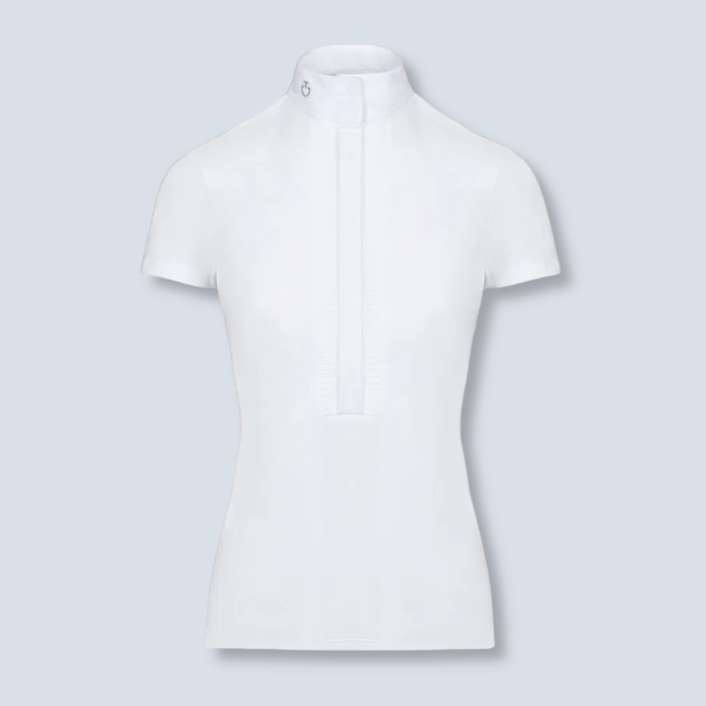 CT Pleated Jersey S/S Shirt- Cavalleria
