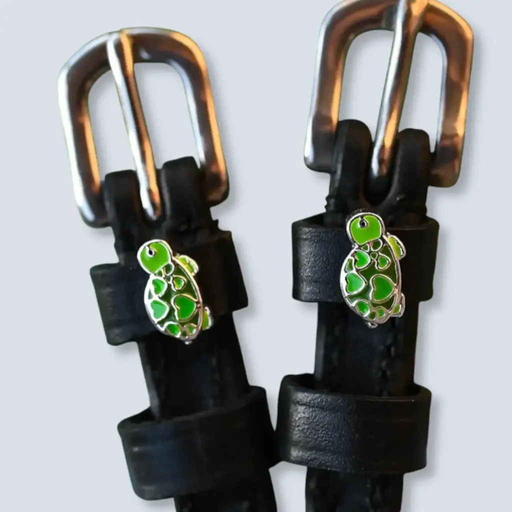 D&S Turtle  Hearts Spur Straps