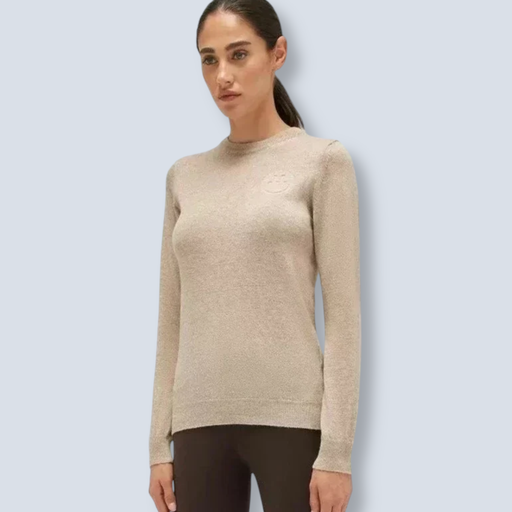 Cavalleria Toscana:CT Emb Crew Neck Cash