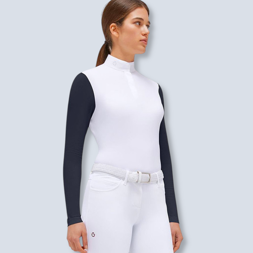 Cavalleria Toscana:CT Jersey Mesh L/S