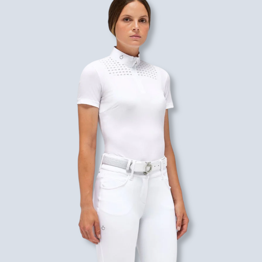 Cavalleria Toscana:Ltwt Piq S/S Zip 