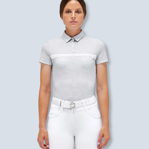 Cavalleria Toscana:Ltwt Piq+Tech Mesh S/S 