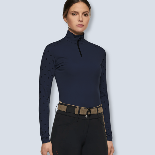 Cavalleria Toscana:Mini CT Flock Half Zip 
