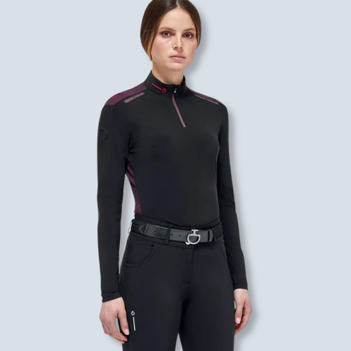 Cavalleria Toscana:Revo Red Label L/S Zip 9999 XS