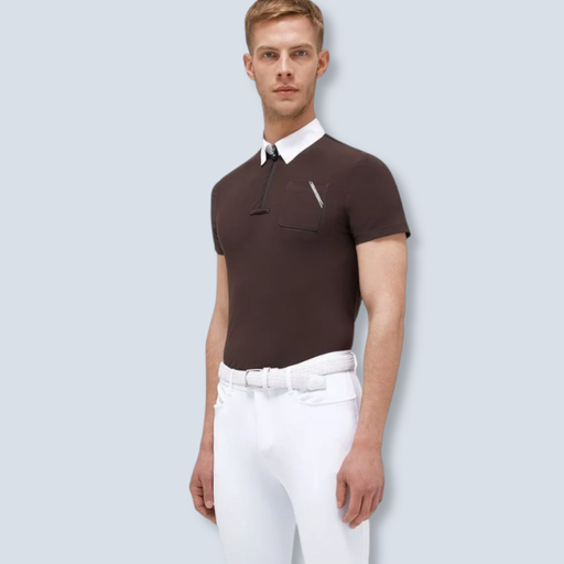 CT Men's Jersey S/S Comp Zip Poc 