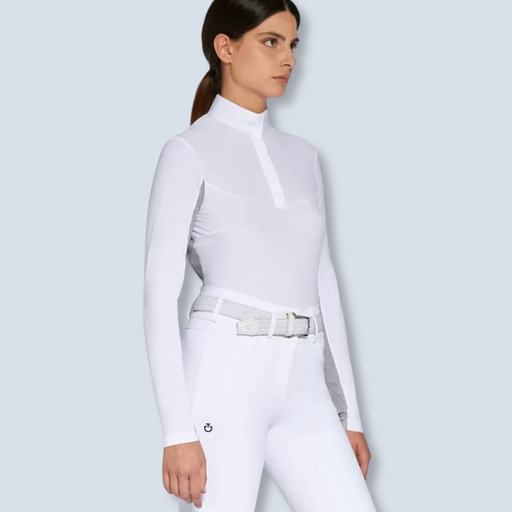 CT Young Rider:Jersey L/S w/perf ins 
