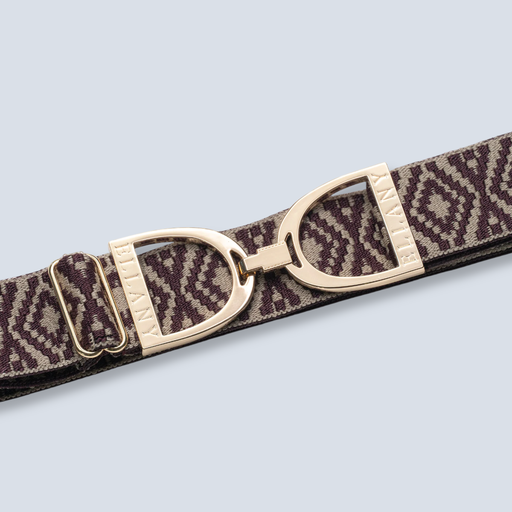 Stirrup 1.5" Fig Ornata w/gold