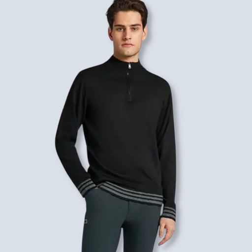 RG Men's Wool Bld Zip Sweater 