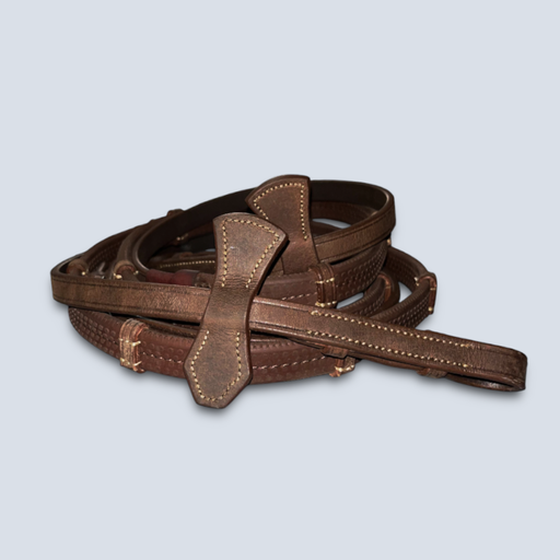 LIMIT: RUBBER REINS 4/8'' WITH LOOPS S.S BUCKLES