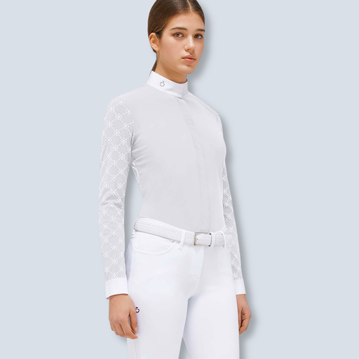 [MX Mini Orbit Flock Printed Jersey L/S Competition  Shirt Woman] Mini Orbit Flock Printed Jersey L/S Competition  Shirt Woman 