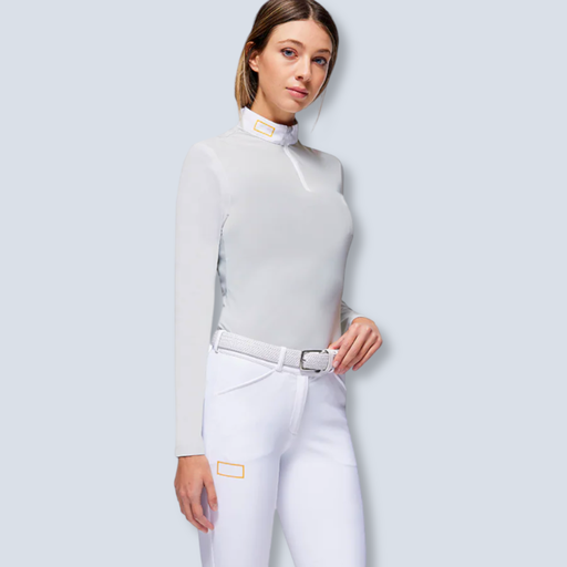 RG Jersey L/S Competition Zip Polo Women