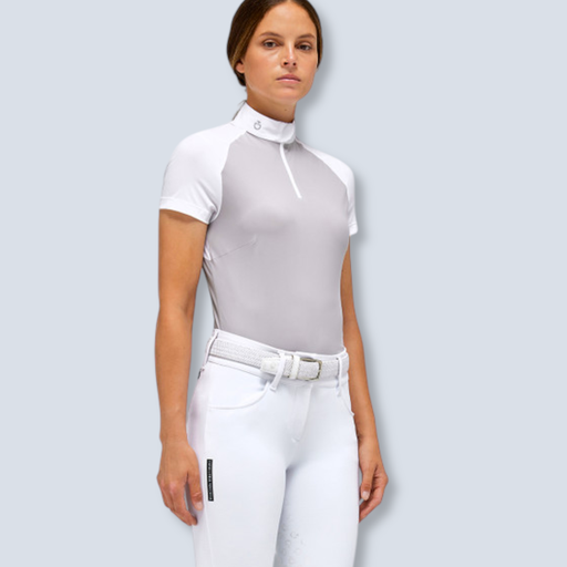 Miltered Corner Jersey s/s Zip Competition Polo 