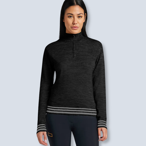 RG Wool Blend Half Zip Sweater Woman 
