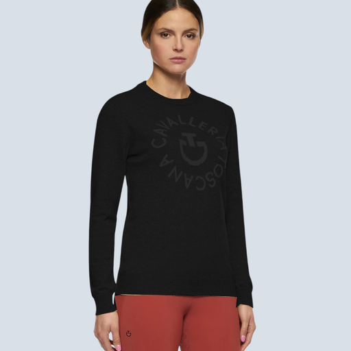 [MX CASHMERE BLEND CT JACQUARD ORBIT CREW NECK SWEATER] CASHMERE BLEND CT JACQUARD ORBIT CREW NECK SWEATER 
