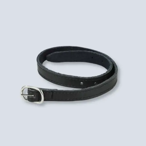 Spurs Strap Black Leather Pr