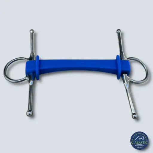 [MX Full Cheek Bit Siloflex 13.5 Whit Flexible Mouth Cabastic] Full Cheek Bit Siloflex 13.5 Whit Flexible Mouth