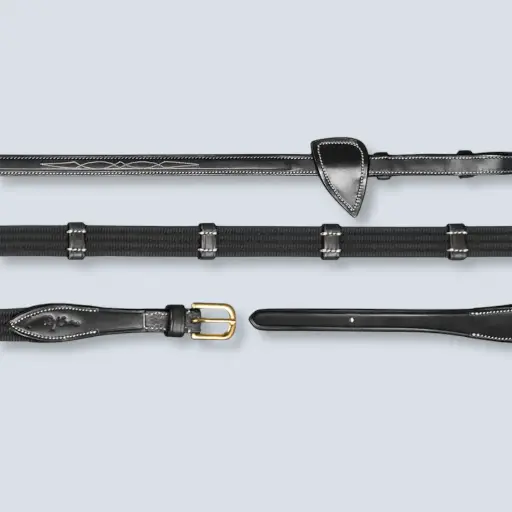 [MX Web Reins With Loops S.S Buckles Limit] Web Reins With Loops S.S Buckles Limit 