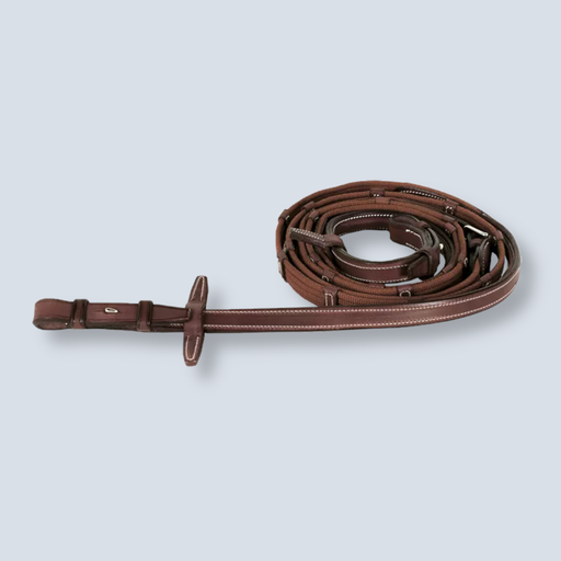 Raised Web Reins with Fany stitching RE08HSP CWD