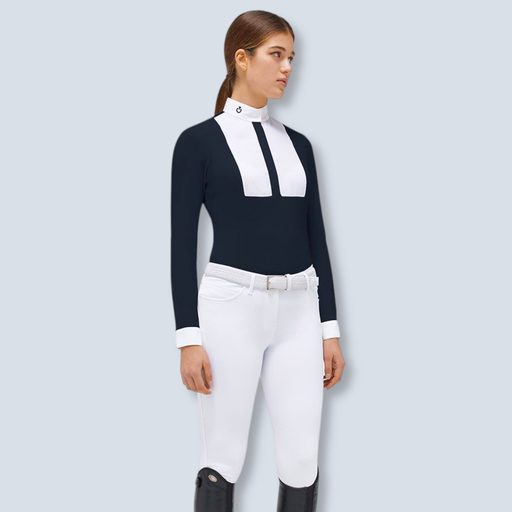 Jersey W/Cotton Pleated Bib/Cuff L/S Competition