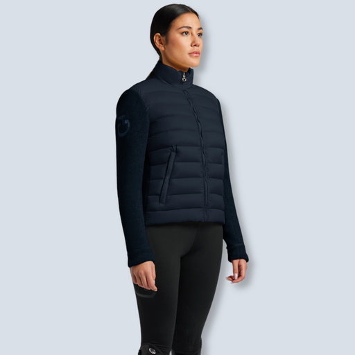 CT Nylon Quilted + Fleece Zip Up Jacket Women - Cavalleria