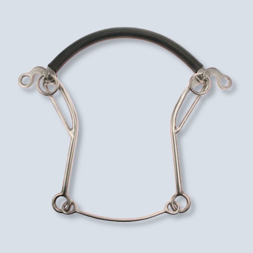 [MX GERMAN HACKAMORE LONG SHANK BIT] GERMAN HACKAMORE LONG SHANK BIT 