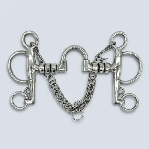 [MX Stainless Stell Cherry Roller Pelham W/ Low Correc] Stainless Stell Cherry Roller Pelham W/ Low Correc